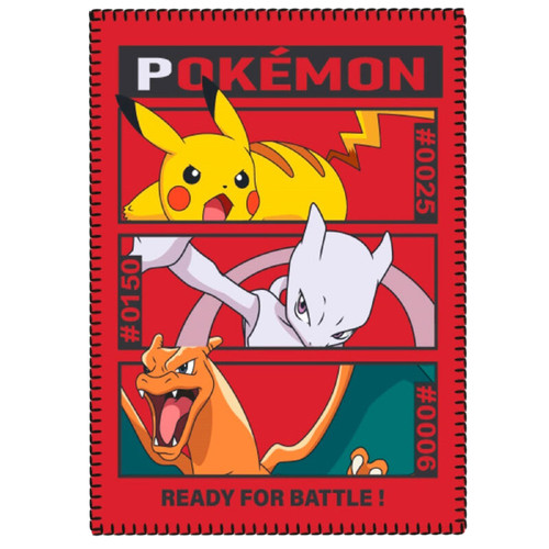 Couverture pokémon polaire - en,