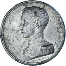 Monnaie, France, Henri V, Module 5 francs, 1830, Paris, Epreuve, TTB+, Etain