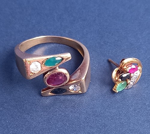 18k bague 1 boucle - or,
