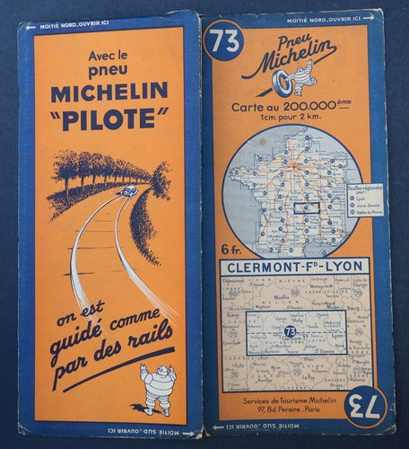 Carte michelin clermont - n°73,