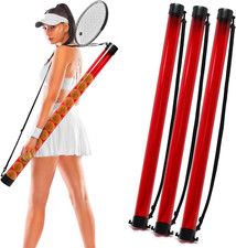 3 Pcs Tennis Ball Tube Pickup Picker Holds 18 Balls with Shoulder Strap for Tenn