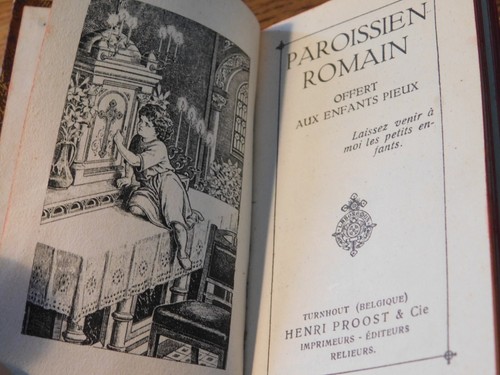 1937 paroissien romain offert - 1937,