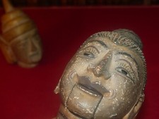 [ART ASIATIQUE XXe] 2 TÊTES