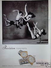 PUBLICITÉ MONTRES RAYMOND WEIL GENEVE PRECISION MOVEMENTS 