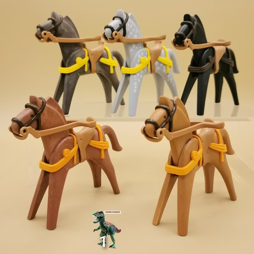 Playmobil lot cheval-chevalier