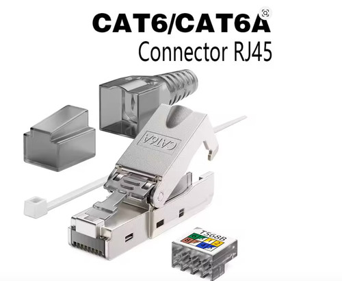 Connecteur rj45 cat6 cat6a - connecteur,