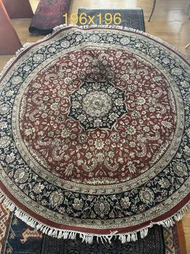 Tapis ancien fait main - ancien, soie