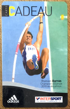 ROMAIN BARRAS CARTE CADEAU INTERSPORT CARD NO TÉLÉCARTE PHONECARD SCHEDA TARJETA