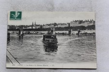 Lyon, la Saône et le bateau