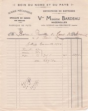 86 LUSSAC scierie BARDEAU 1928