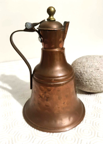 Cafetière ancienne cuivre - cafetière,