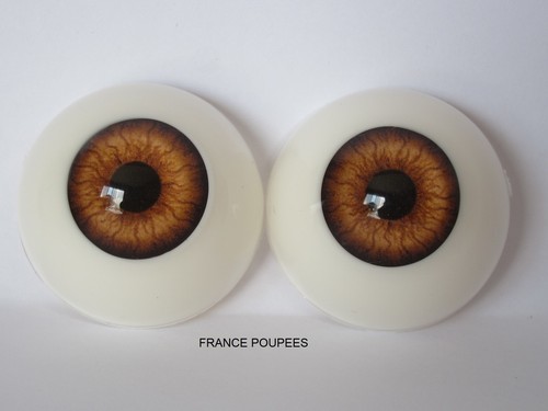 Yeux réaliste 28mm poupée - réaliste,