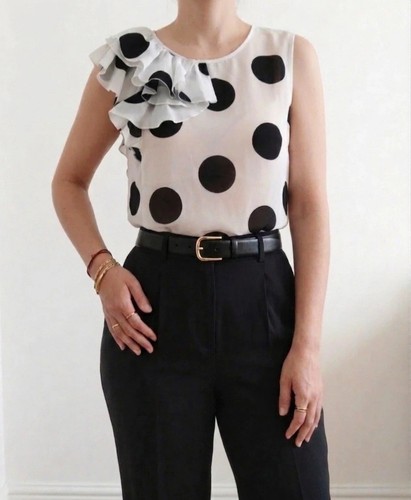 Blouse pois liu - blouse, taille