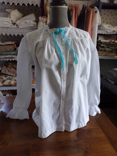Veste ancienne monogrammé e - ancienne, "