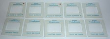 10 CADRES MONTURES KODAK EKTACHROME POUR DIAPOSITIVE 5 X 5 / 24 X 36 A COLLER