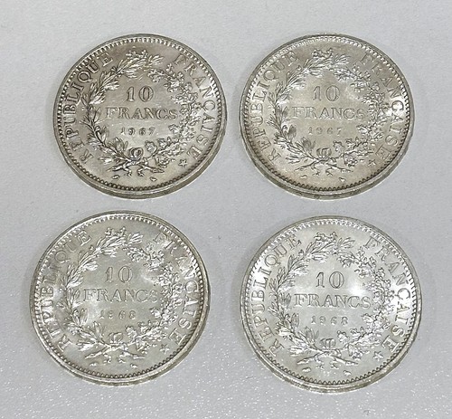 Piece francs argent - de, 10