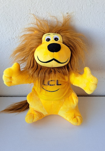 Peluche lion mascotte - lion, lcl