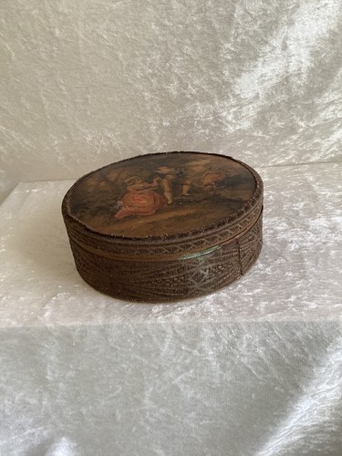 Boite ancienne ronde - ancienne,