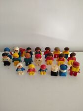 Lego Duplo Vintage Lot 20 Figurines Personnage Clown Plongeur Rare 80s 90s Papa