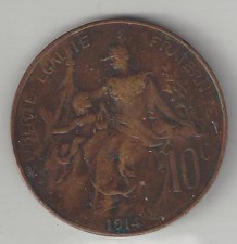 France 1914 10 cents - 10,