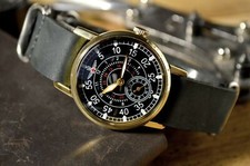 Homme Vintage Pobeda Montre Homme Poignet Montre ♥ 1980s Russie Rare Entretenu