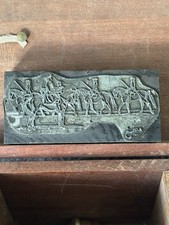 Ancien Tampon Matrice, Cachet D'imprimerie, Cavalier Militaire D’époque Empire