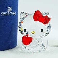 Figurine cristal pomme rouge