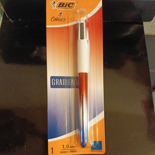 Stylo couleurs bic - stylo, bleu