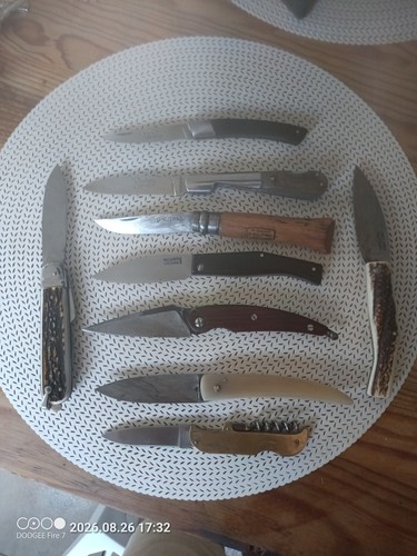 Lot couteau pliant - couteau,