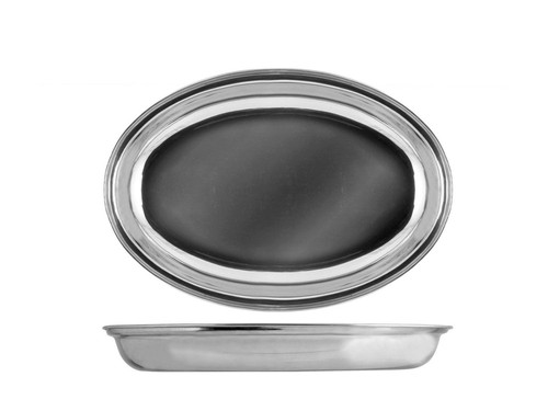 Plat inox ovale cm royal - en, 25