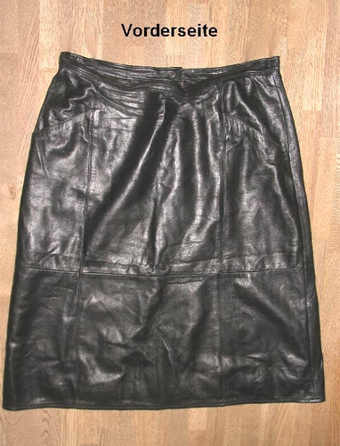 Rock midirock en cuir - rock,