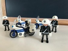 17 ⚜️ Jouet Lot de Trois Motos de Police Playmobil Réf: 3986