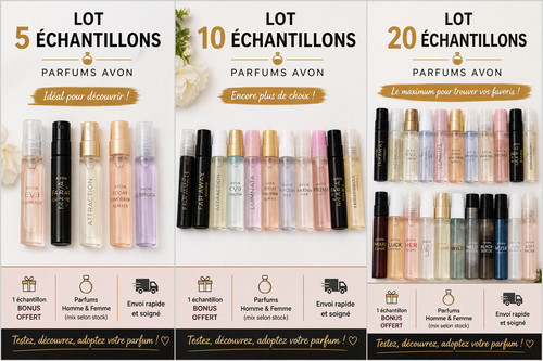 Lot échantillons parfum - lot, avon