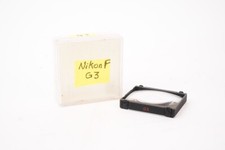 Accessoire Nikon. Verre de visée type G3 pour Nikon F avec boite de protection.