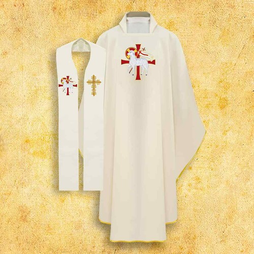 Ensemble chasuble étole - chasuble, et