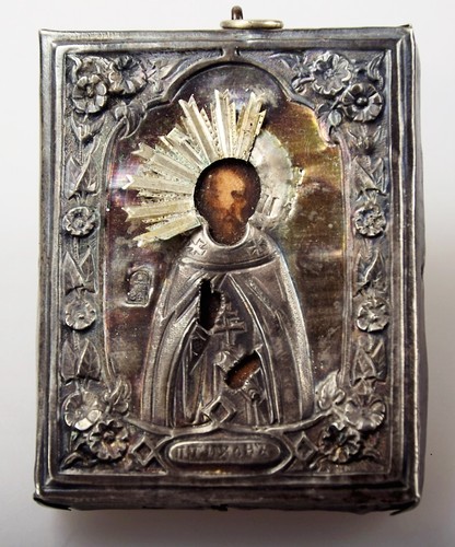 Russie argent oklat peinte - argent,