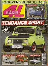 4L MAGAZINE 33 RENAULT 4 GTL