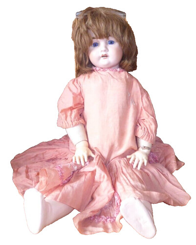 Ancienne poupée bouche - poupée,