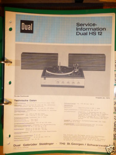 Manuel service dual - de,