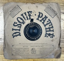 DISQUES PATHE CENTRE