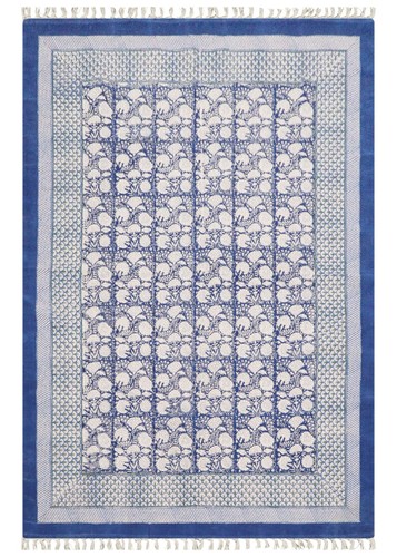 Coton bleu handmade bloc - coton,