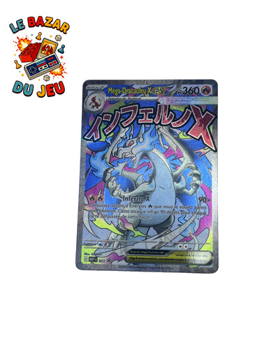 Pokémon méga dracaufeu ex - pokémon, x