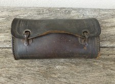 TROUSSE SACOCHE CUIR BOITE A OUTIL DEMONTE PNEU CYCLE VELO   Bici Fahrrad Bike