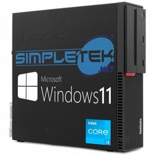 Lenovo Thinkcentre M800 SFF I3 Win 11 RAM 16GB SSD 960GB GPU GT73 RÉFURBISSE