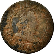 Monnaie, France, Double Tournois, Undated, Paris, TB, Cuivre, Sombart:4068