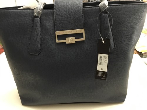Tahari gambler tote navy blue - tote,