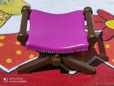 PLAYMOBIL TABOURET FAUTEUIL CHEVALIERS MÉDIÉVAUX PALAIS CHAISE SIÈGE ROMAINS