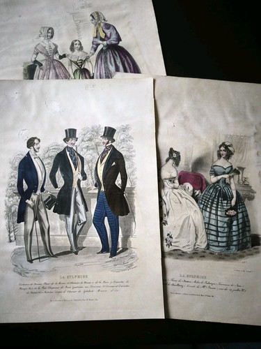 Lot gravures mode - 3,