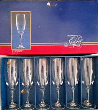 Cristal d'arques  6 flutes a