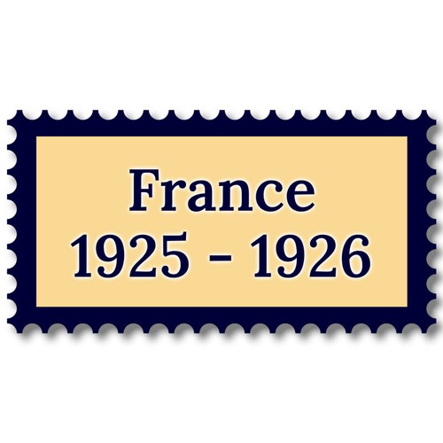 France 1925 1926 années - 1925-1926,